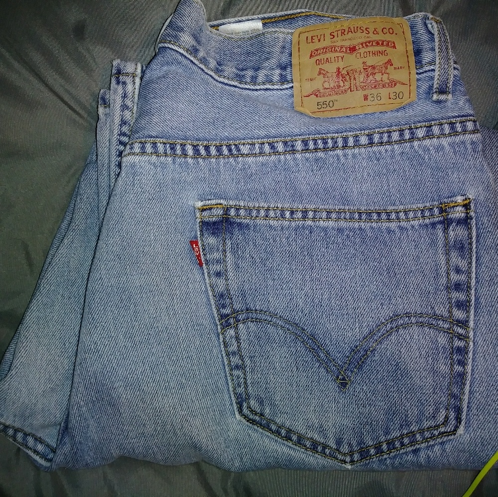 Levi's 550 relaxed fit jeans 36x30